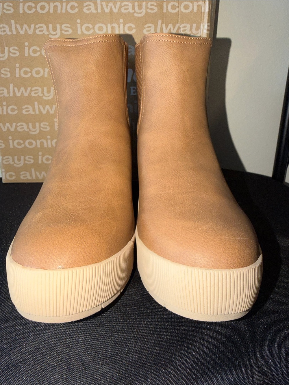 Dr. Scholl's Camel Platform Chelsea Ankle Boots - Picture 10 of 10
